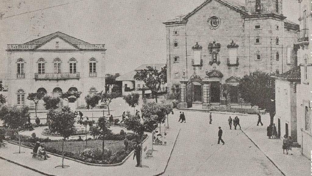 Old picture of Castelo Branco, capital of Beira Baixa